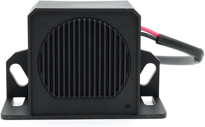 87dB-102dB Adjustable Backup Alarm – 12-24V Reversing Safety Alert for Vehicles & Machinery
