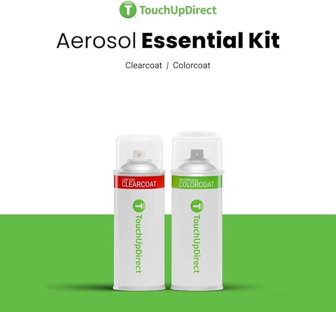 TouchUpDirect 1D6 Silver Sky Metallic Compatible with Toyota Exact Match Touch Up Paint Aerosol - Essential Kit