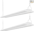 LED Linear Shop Lights 300W, 45000LM Led High Bay Lights 5000K Daylight 120-277V,Led Garage Light for Shop Workshop Store Commercial Supermarket Warehouse Basement Exhibition Room ETL-2Pack