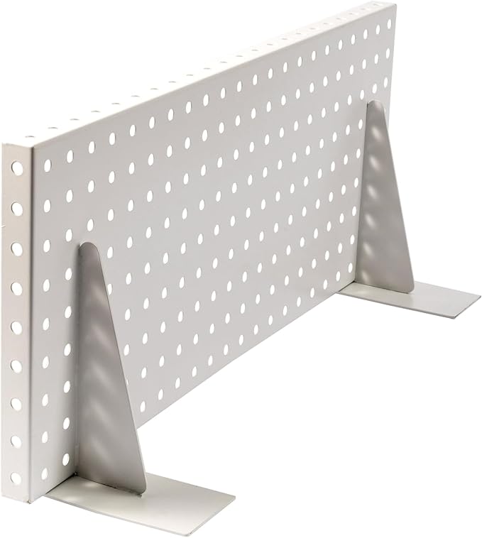Slatwall Shelves 24x10 Inch, Slatwall Accessories for Retail, Garage, Home Storage, Heavy Duty Slat Wall Hanging Shelf (2, White)