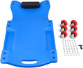 DNA MOTORING 36" L X 17" W x 4.25" H Vehicle Repair Low Profile Automotive Creeper w/Padded Headrest, Blue, TOOLS-00201-BL