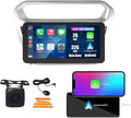 Kunfine Car CarPlay Android Auto Navigation Stereo GPS Radio Reverse Camera Display 10.33" QLED Touchscreen Headunit Tablet Pad Media Player For Peugeot 301 13-22 if Applicable Octa Core 2G+32G Silver