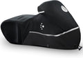 Motorcycle Cover 420D Heavy Duty All Season Universal Weather Waterproof Outdoor Protection 96" XXL Vehicle Cover/Black