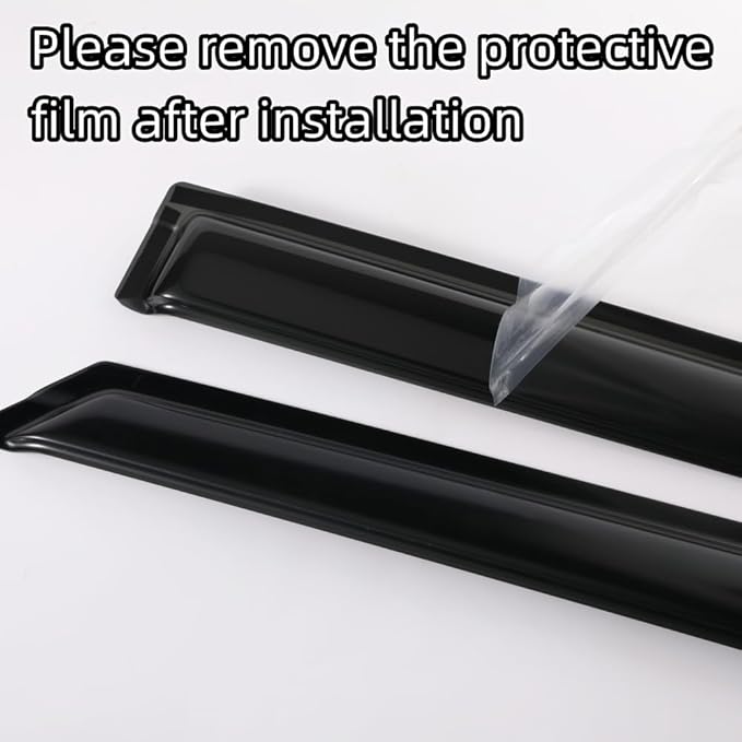Rainproof Side Window Wind Deflectors for 2021-2024 Hyundai Elantra, Tape-on Sun Rain Guard Sets,Nice Looking Window Visors for Cars,Vent Deflector for 21-24 Hyundai Elantra 94169