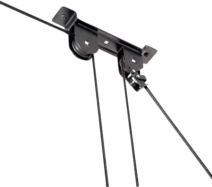 Wallmaster Ceiling Bike Mount Hanger, Bike Ceiling Lift Hoist, Bike Pulley System for Garage, Indoor Bicycle Hooks, 1 pack