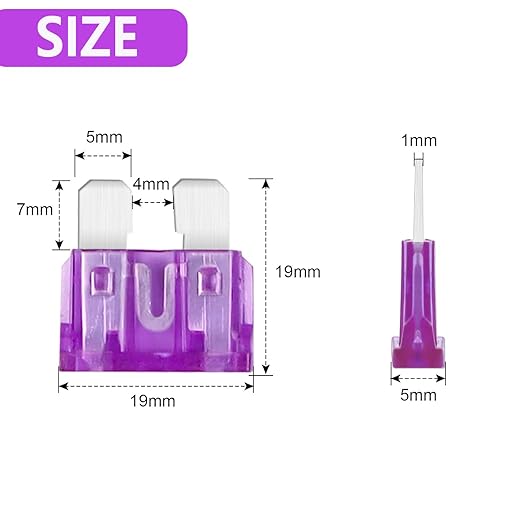 (80Pcs) 35 Amp Standard Fuse, 35A Car Blade Fuses for Car/RV/Truck/SUV/Motorcycle/Boat
