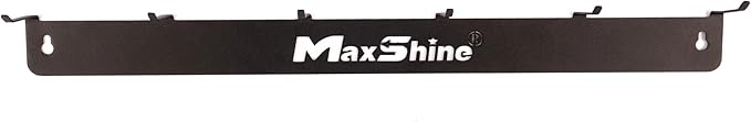 Maxshine Universal Detailing Brush Hanger - 6 Organizer Hooks, Lightweight Wall-Mounted Design for Auto Detailing Supplies, Ideal for Garage & Mobile Use, Easy to Install Car Care Organizer
