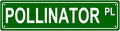 POLLINATOR PL Space Metal Tin Street Sign Bar Cafe Garage Cave Home Room Wall Bathroom Farmhouse Garden Porch Patio Decor, 16 x 4 Inch