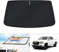 KUST Windshield Sun Shade for GMC Canyon/Chevy Colorado 2015-2022 Window Sunshade Sun Visor Protector Foldable Blocks UV Rays Keep Your Car Cooler