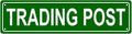 TRADING POST Space Metal Tin Street Sign Bar Cafe Garage Cave Home Room Wall Bathroom Farmhouse Garden Porch Patio Decor, 16 x 4 Inch