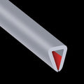 Rubber Edge Trim, Flexible Edge Trim for Sharp Edge, 3/16" U Channel Edge Protector, Self Adhesive Edge Guards for Plywood, Glass, Flexiglass and Sheet Metal Parts, 20Ft, Grey Color