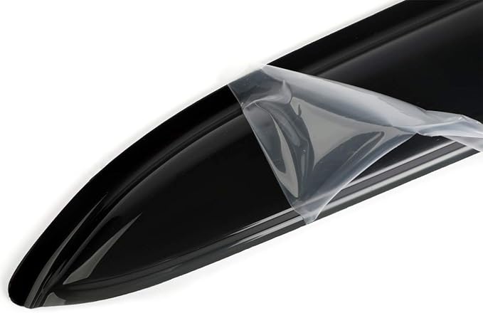 4pcs Outside Mount Style Sun Rain Guard Durable Side Window Wind Deflectors Dark Smoke Vent Window Visors Compatible with Acura ILX 2012-2023 HO76