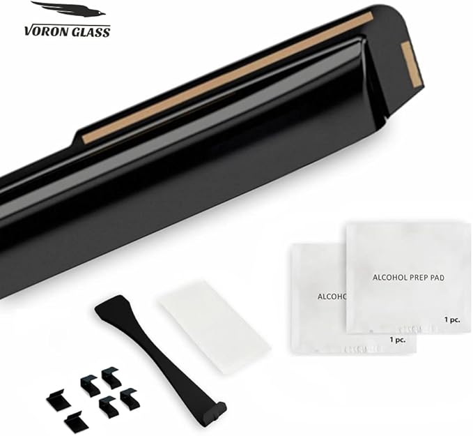 Voron Glass in-Channel Extra Durable Rain Guards for Ford F150 2015-2020 SuperCab, Window Deflectors, Vent Window Visors, 4 Pieces - 230095