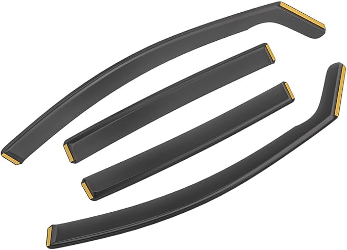 in-Channel Window Rain Guards for 2017-2022 Honda CRV(CR-V), ‌Sturdy Side Wind Deflectors, Vent Window Visors for Cars, Vent Deflector Shade Shield, 2017 2018 2019 2020 2021 2022