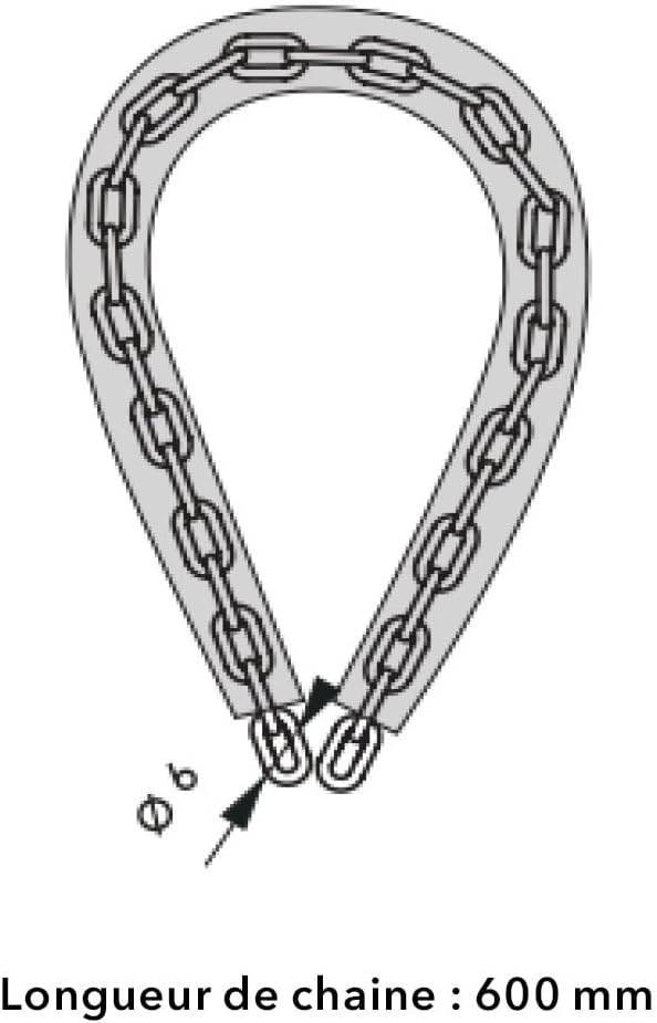 Heavy-Duty Chain Lock – 3.94ft Hardened Steel, 10mm Cut-Resistant Links, PVC Weatherproof Coating – Ultimate Anti-Theft Protection for Bikes, Motorcycles, Gates & Fences, High-Security Design