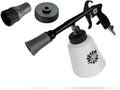 The Rag Company - Ultra AIR Blaster Plus - Deep Clean Interior Detailing Tool; Air and Liquid Combo; Durable Metal Design; Trigger Operated - Black