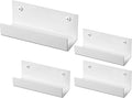 Blulu 4 Pieces Wall Mount Ladder Wall Wheelbarrow Hanger Steel Garage Storage Hook Wheelbarrow Hanger Heavy Duty Garage Storage Organizer for Hang Ladders Carts Chair Bicycle(White)