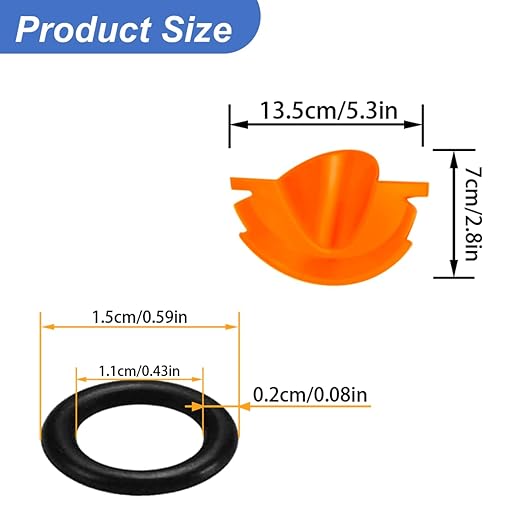 Oil Change Kit for Harley Tool, Oil Filter Wrench, Oil Funnels Set, Motorcycle Primary Case Oil Funnel, 50PCS 11105 Drain Plug O-Ring for Harley Davidson Accessories