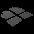 Gledring USA Custom Fit All-Weather Rubber Floor Mats Intended for Toyota Prius 2010-2011, No Trimming Required, Tailored Custom Fit, Protects from Rain, Mud & Snow