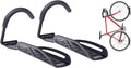 Dirza Bike Rack Garage Wall Mount Bike Hanger Bike Hooks Bike Storage Bicycle Vertical System for Garage Indoor Shed - Easily Hang/Detach - Holds up to 65 lb with Screws Black
