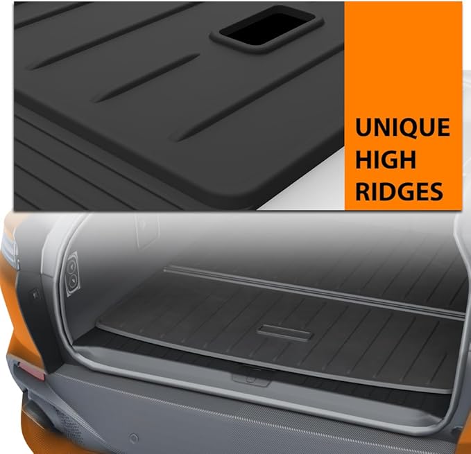 G-PLUS Floor Mats Trunk Mat Fit for Mazda CX-50 2023 2024 2025 w/Seat Back Protection TPE Custom Fit All Weather Full Cover Protection 3 Piece,Black