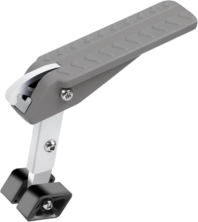 COWVIE Foldable Car Door Step Stand Pedal - Access to Vehicle's Roof Both Feet Wider Stand Pedal for Most SUV Truck Jeep, Max Load 400 Lbs