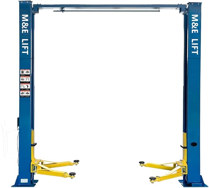 ME 9000lbs 2 Post Lift Clearfloor Lifts Max. Lifting Height 74.8" 2 Post Car Lift Auto Lift Car Hoist for Home Shop Garage (ME-M90-220V)