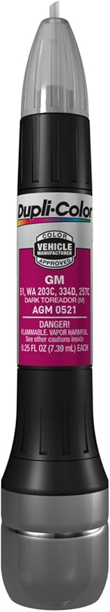 Dupli-Color AGM0521 Scratch Fix All-In-1 Exact-Match Automotive Touch-Up Paint – General Motors Dark Toreador – 0.25 oz. Paint Pen