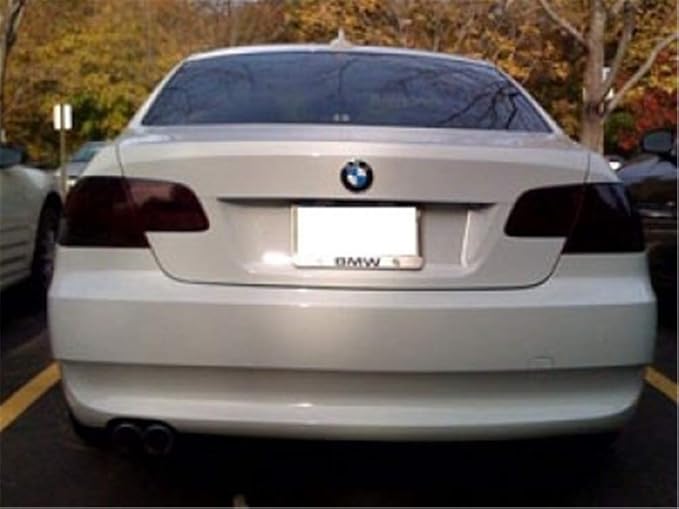 12 by 48 Inches Self Adhesive Headlight, Tail Lights, Fog Lights Tint Vinyl Film with Tools (Dark Black)