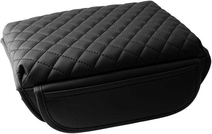 Armrest Cover for 2023 2024 2025 Chevy Colorado & 2023 2024 2025 GMC Canyon Accessories Center Console Middle Lid Pad Protector for Car Elbow Rest-Thickened with 2 Side Pocket