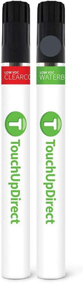 TouchUpDirect 1K9 Coastal Gray Metallic Compatible with Toyota Exact Match Touch Up Paint Brush - Essential Kit