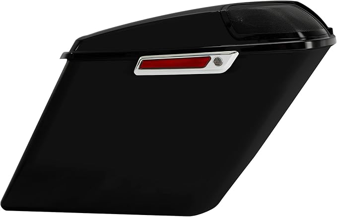 XFMT 5 Inch Stretched Extended Saddlebags W/5"x7" Speaker Grill For Harley Touring 2014-2023 Road King, Road Glide, Street Glide, Electra Glide, Ultra-Classic FLT, FLHT, FLHTCU, FLHRC