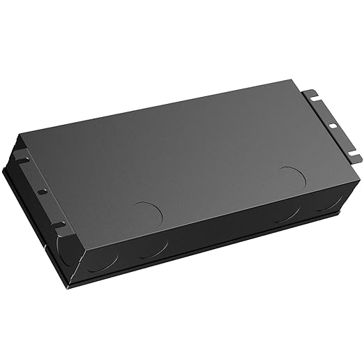 EMITEVER Dimmable Led Driver, 2 Packs 150W AC 110V-277V to DC 24V Transformer, 5-in-1 Dimming: ELV/MLV/TRIAC / 0-10V / 1-10V / 10V PWM/Potentiometer, Waterproof IP67 and UL Listed