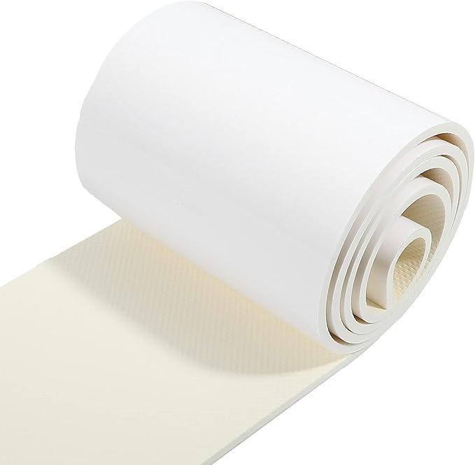 X AUTOHAUX 2000x200x6.5mm Car Garage Wall Guard Door Bumper Universal Protector Anti Collision Waterproof White