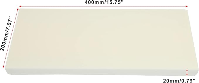 X AUTOHAUX 400x200x20mm 4pcs Car Garage Wall Guard Door Bumper Protector Anti Collision Waterproof White