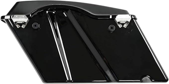 XFMT Motorcycle Saddlebags Vivid Black Hard Saddle Bags Trunk For Harley Touring Road King Street Glide Road Glide Electra Glide Ultra Classic 1994-2013