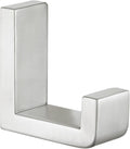 Angle Simple Towel Hook for Bathroom, SUS 304 Stainless Steel Shower Robe Coat Hook for Wall, Brushed Nickel