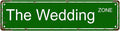 The Wedding zone Space Vintage Metal Tin Street Sign Bar Cafe Garage Cave Home Room Wall Bathroom Farmhouse Garden Porch Patio Decor, 16 x 4 Inch