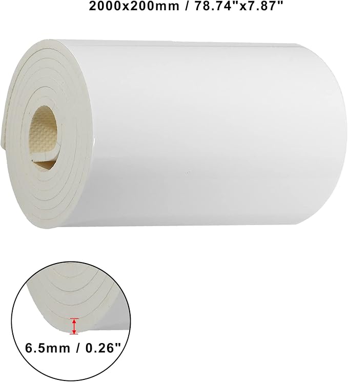 X AUTOHAUX 2000x200x6.5mm Car Garage Wall Guard Door Bumper Universal Protector Anti Collision Waterproof White