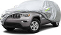 KouKou OxfordWaterproof SUV Car Cover Suitable for Jeep Grand Cherokee from 2005 to 2025, Windproof All Weather Waterproof Outdoor Cover Sun Rain UV Dust Snow Protection.