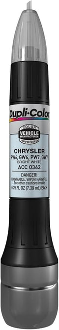 Dupli-Color ACC0362 Scratch Fix All-In-1 Exact-Match Automotive Touch-Up Paint – Chrysler Bright White – 0.25 oz. Paint Pen