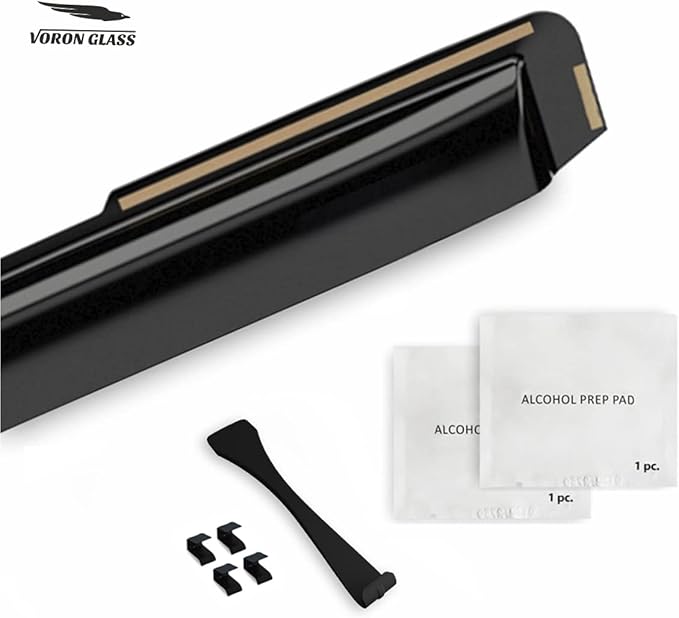 Voron Glass in-Channel Extra Durable Rain Guards for Mazda CX-5 2017-2025, Window Deflectors, Vent Window Visors, 4 Pieces - 200682
