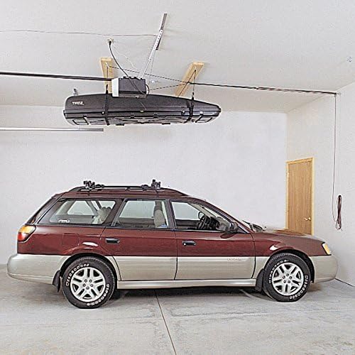 7806 - Overhead Storage Hoist for Jeep Top Removal, Truck Caps, Bikes, SUP, Dinghies, Canoes, Kayaks, Surfboards and More. Mount in Your Garage, Shop, Anywhere with a Ceiling.