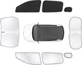 8pcs Car Window Shades for Jeep Compass 2017-2024 Accessories,Windshield Side Rear Full Sunshade,Sun Visor UV Blocking, Privacy Protection and Blackout for Camping Outdoor