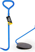 T&T Tools 30-Inch Manhole Hook - Heavy Duty Single Hook for Lifting Manhole Covers, Storm Drains, Septic Tank Risers - Rigid Hex Alloy Steel Tool for Lifting, Pulling, and Removing Covers - 1 Pack