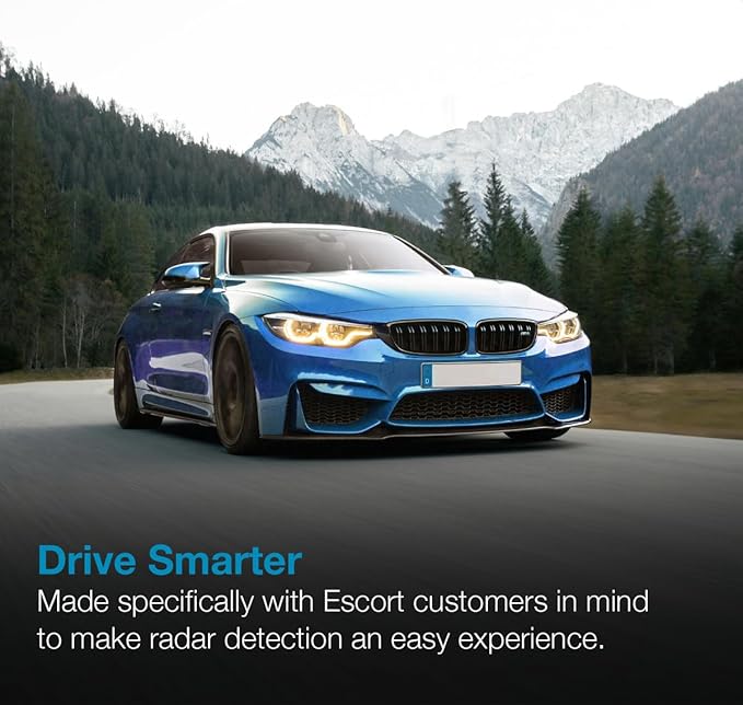 Escort MAX 360 MKII Radar Detector with EZ Mag Mount - Exceptional Range, True 360° Awareness, AutoLearn Intelligence Rejects False Alerts, Sleek Magnetic Mount for Escort Models