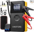Portable 3000A Jump Starter with Air Compressor,150 PSI Air Pump 12V Jump Box for Car Battery Jump Starter (10L Gas/8L Diesel) with Jumper Cable,3 Modes Flashlight,LCD Display