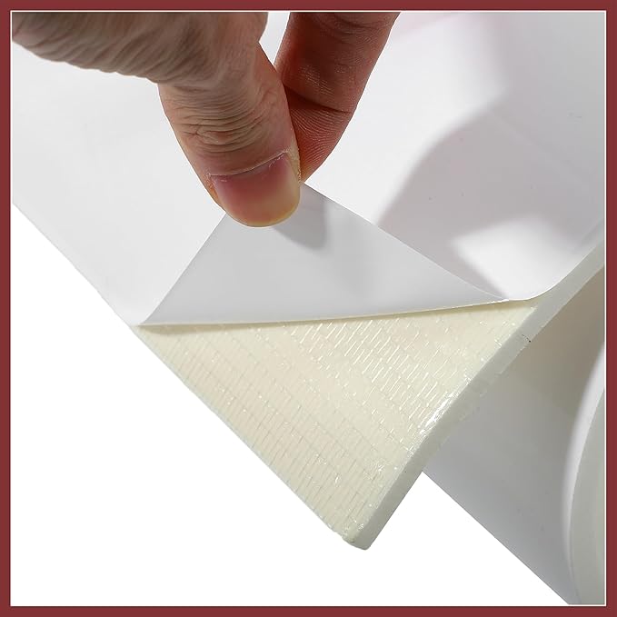 2000x200x6.5mm Car Garage Wall Guard Door Bumper Universal Protector Anti Collision Waterproof White Replace Parts