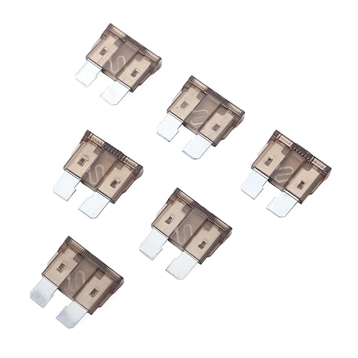 100 Pack Auto Fuses 7.5 AMP ATC/ATO Standard Regular Fuse Blade 7.5A Car Truck Boat Marine RV
