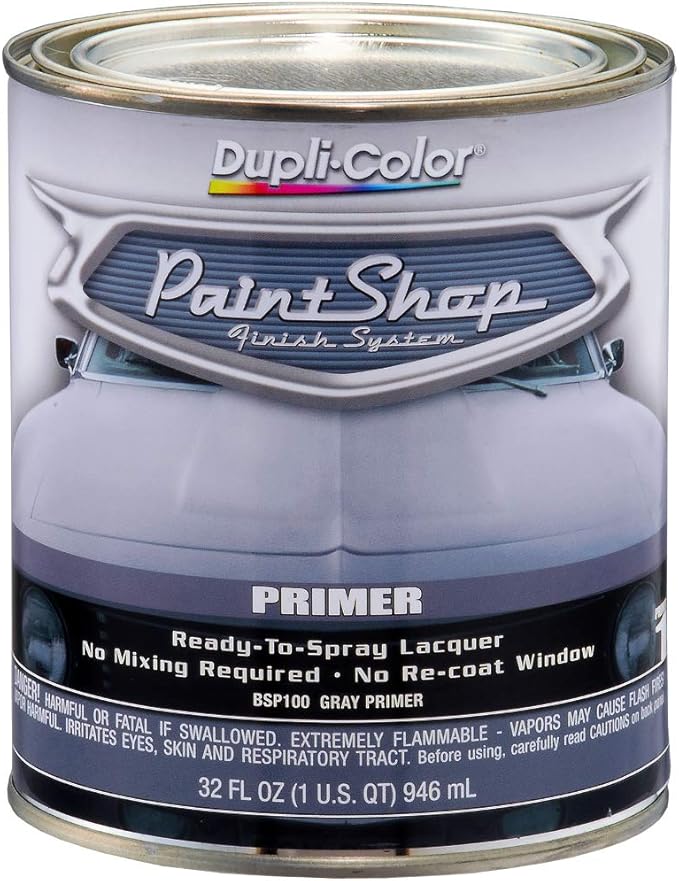 Paint Shop Finish System, Primer Grey, 32 oz. Quart (BSP100)